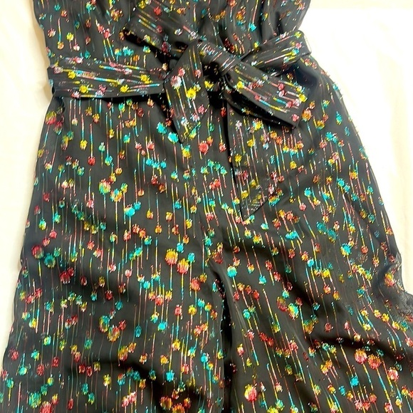 Eva Franco Edita Halter Metallic Clip Dot Jumpsuit - Picture 7 of 9